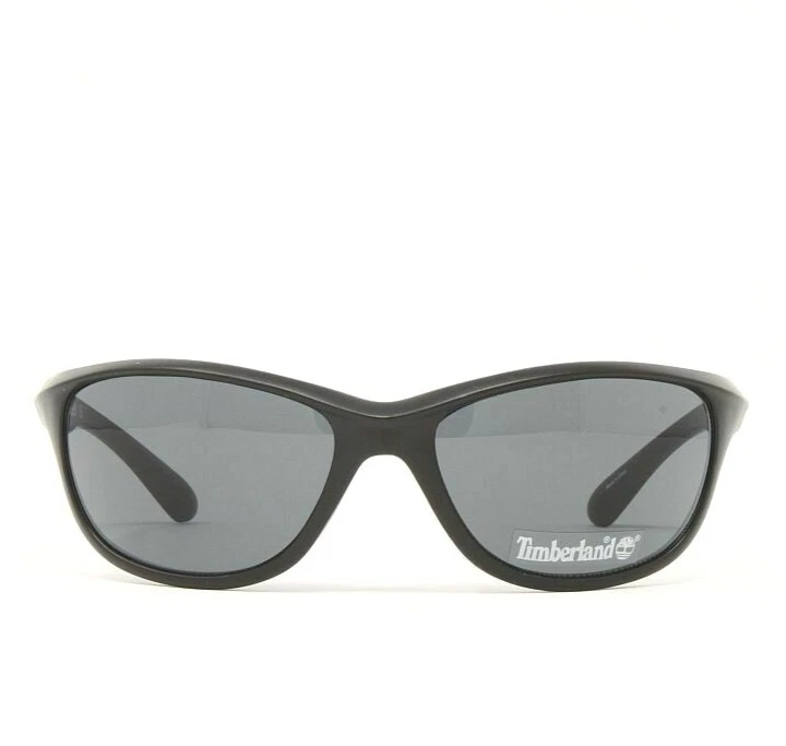 Timberland men's Sunglasses TB7117 02A Matte Black 61mm Grey Lens Plastic Frame