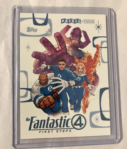 THE FANTASTIC FOUR FIRST STEPS PROMO CARD 2025 Marvel Mint Studios Topps SDCC