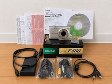 FUJIFILM FinePix F480 Silver Compact Digital Camera Tested Working Japan