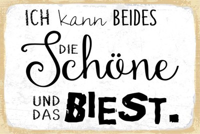 Ich Kann Beides Die Schne Und Das Biest