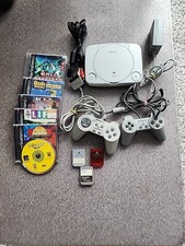 PlayStation One Console, Controllers, Games, Memory Bundle PS1 - Working