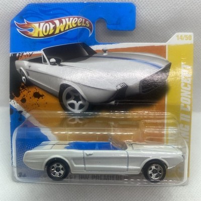 Hot Wheels 2011 #14  63 Ford Mustang II Concept White HW Premiere New Sealed 