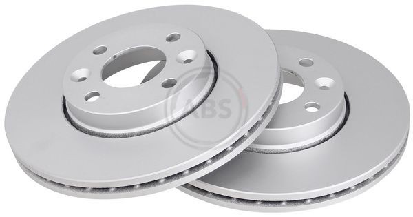 2X Bremsscheibe Vorne Abs 17541 FÜR Dacia Lada Passend FÜR Nissan Renault-image