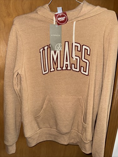 ALTERNATIVE UNIVERSITY OF MASSACHUSETTS SMALL PULLOVER HOODIE (B75) - Picture 3 of 10