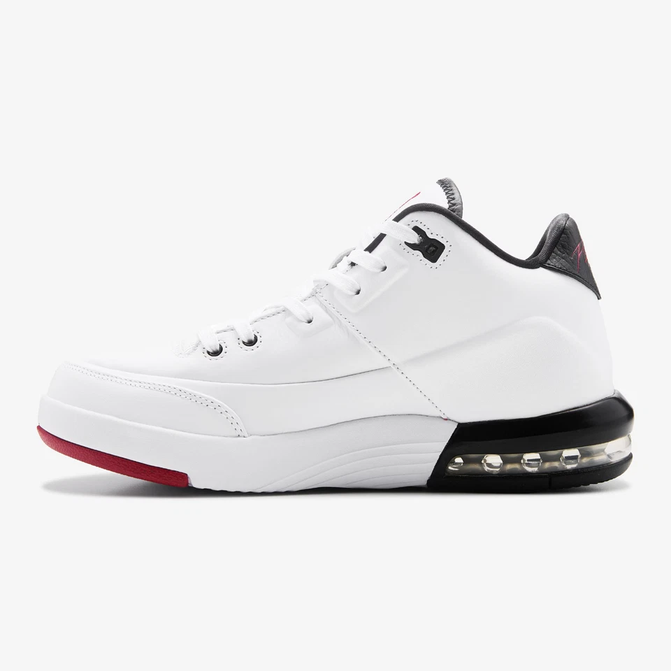 Zapatilla deportiva Jordan Flight Origin 3 Mid para hombre - blanca/negra/roja Foto 3 de 4