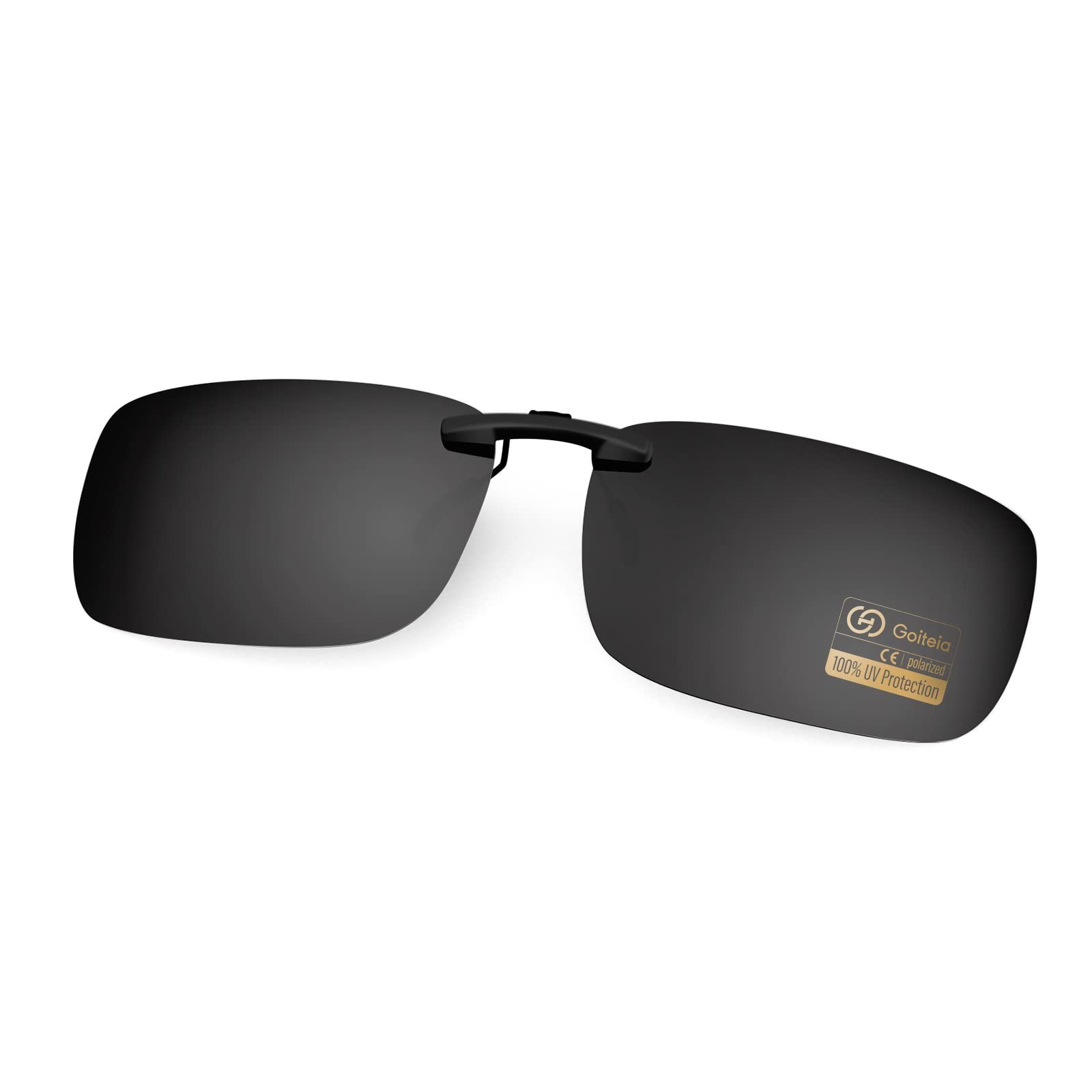 Goiteia Polarized Clip On 57*36mm, Black Cat3 Lens - Flat Frame Compatible