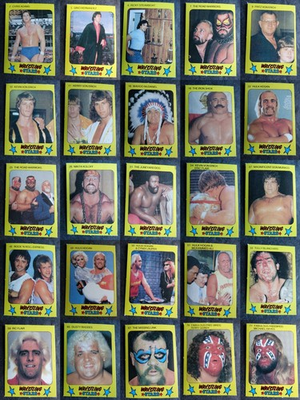 #ad 1986 Monty Gum Wrestling Stars Wrestling Cards Complete Your Set U Pick 1 100 $74.99
