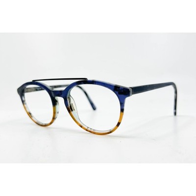 Kliik Brown & Blue Prescription Glasses Frames Kliik - K-689 - Bayne Optical main image 4