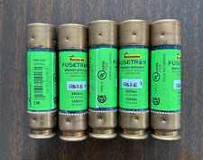 BUSSMANN FUSETRON FRN-R-60 DUAL ELEMENT TIME DELAY FUSE Qty 5 