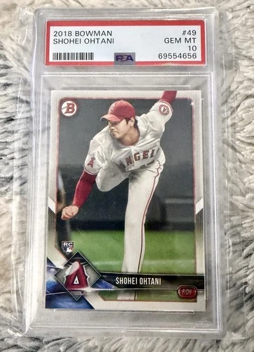 2018 Bowman - Shohei Ohtani #49 (RC) PSA 10