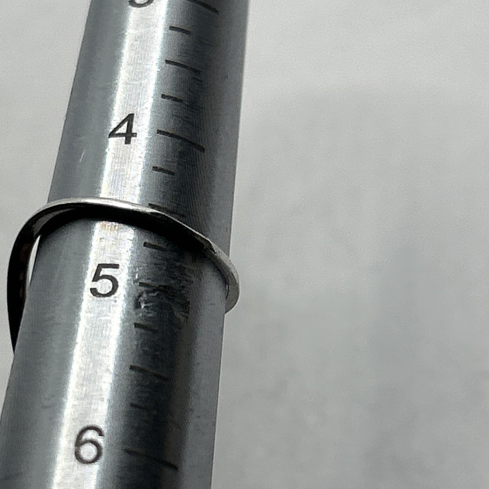 Sterling Silver V Shape Ring Stackable Ring, 925 … - image 6