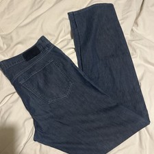 Image of Hugo Boss Mens Taper Fit Blue Stretch Denim Jeans W34 L34 RRP £99 