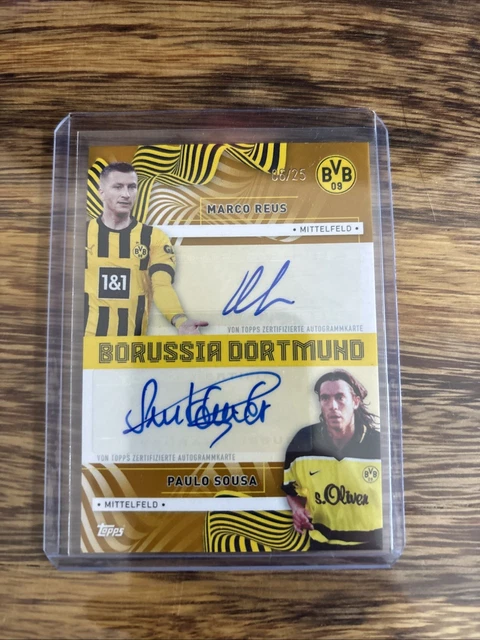 Topps Helden In Schwarzgelb BVB Marco Reus Paulo Sousa Dual Auto /25