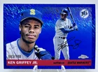 2025 Topps Chrome Platinum - Ken Griffey Jr. (Blue Shimmer Refractor) - 003/100