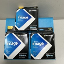 New Box Old Stock Polaroid Spectra Image Instant Film 10 Photos lot 3 Exp 12/06