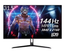 FYHXele 32Inch 4K 144Hz PC IPS Panel Monitor UHD LED Display Desktop Gaming