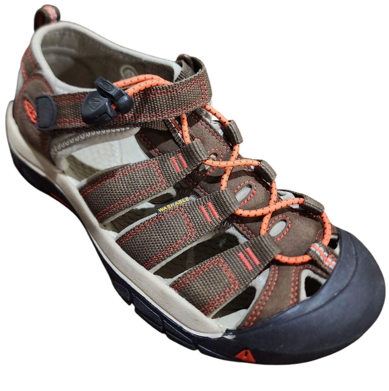 Sandali Keen Youth Dark Earth arancione speziato taglia 5 1018270 scarpe acqua