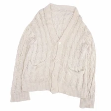 Bramink BLAMINK knit cardigan long sleeve linen silk top for women's Used MOLO-0