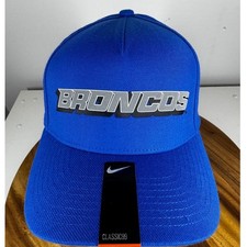 Nike Boise State Broncos Verbiage Swoosh Flex DNA Blue Classic 99 Hat