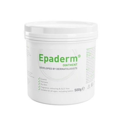 Epaderm Emollient für trockene Haut - 500g 500g (1er Pack), WEISS 