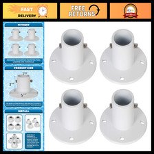 Deck Anchor Flange for Above Ground Pool Ladders, Handrails & Slides - 1.9” (4PC
