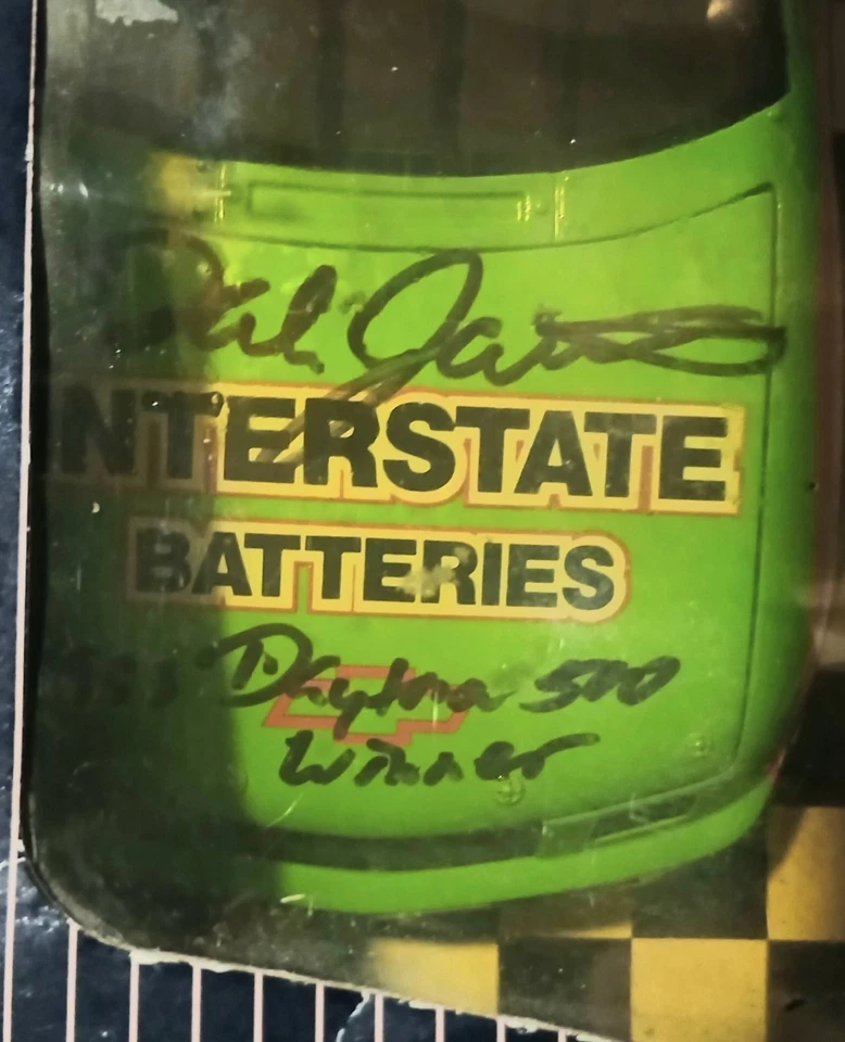 ¡¡Baterías interestatales American Muscle escala 1/18 Dale Jarrett autografiadas!!! Foto 2 de 3
