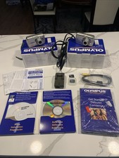 Olympus Stylus 600 Digital Camera (2) w/ Box XD Card Charger Battery Tested