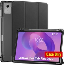 Case for 2025 Lenovo Idea Tab Plus 12.1 Inch, Lightweight Cover with Stand