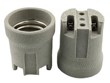 Rebaydo 2pcs F519 E26/E27 Lamp Holder with Screws