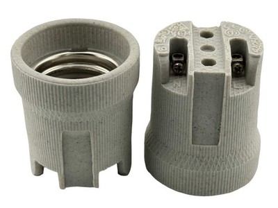 Rebaydo 2pcs F519 E26/E27 Lamp Holder with Screws
