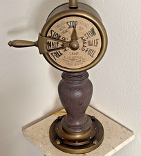 Disney Resort Style Steamboat Telegraph Lamp 