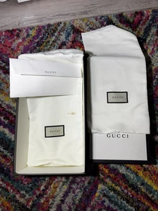 Gucci sacs à poussière cordon rangement chaussures sacs de voyage BOITE accessoires VINTAGE