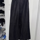 ALBERTA FERRETTI Woman’s Blue Grey Silk Linen Flare Pants Size 8  — photo 2