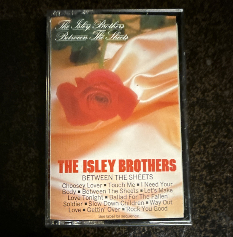 The Isley Brothers Between the Sheets T-Neck FZT 38674 Cassette Tape 1983