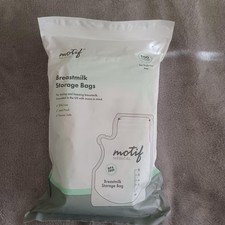 Motiv BPA Free Leak Proof Freezer Safe 100 Count 8OZ Breastmilk Storage Bags