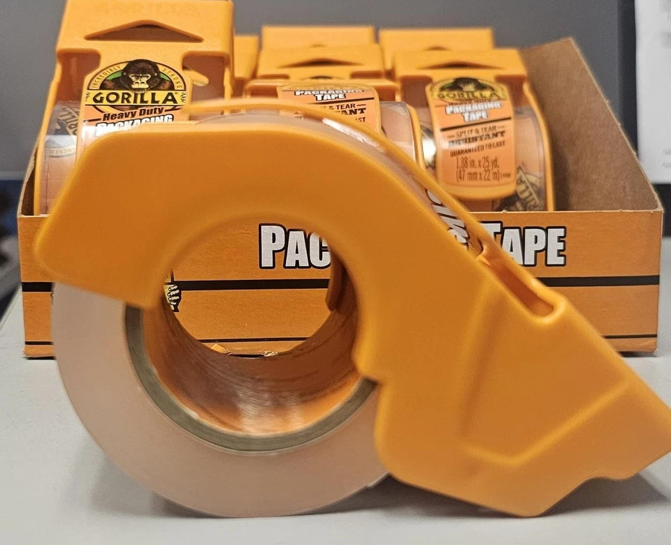 9 X GORILLA 1.88 In. x 25 Yd./EACH Clear Heavy Duty PACKAGING TAPE 6034002 - Image 3 of 3