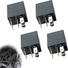 4Pcs 5 Pin 12V 30A Relay, Starter Switch Relays, Multi Purpose Automotive Relay