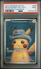2023 POKEMON SVP POKEMON X VAN GOGH #085 PIKACHU WITH GREY FELT HAT PSA 9