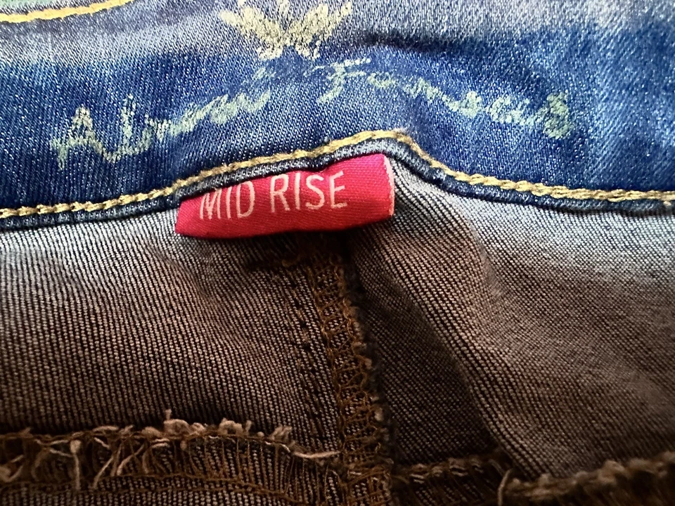 Almost Famous Mujer Jegging Azul Elastizado tiro medio Talla 22 Preppy Informal Básico Foto 4 de 4