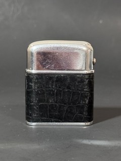Vintage Evans Breeze King Windproof Alligator Calf Pocket Lighter FOR PARTS