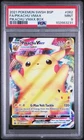 2021 POKEMON SWSH BLACK STAR PROMO PIKACHU VMAX BOX FULL ART/PIKACHU VMAX PSA 9