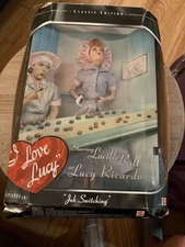 Mattel I Love Lucy Barbie Doll Job Switching Episode 39 New in Box candy factory