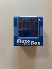 Maze Puzzle Box Bank Navy