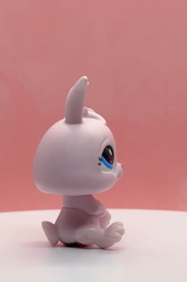 LPS Hasbro Blind Bag Pink Dwarf Bunny #2029 - Authentic Littlest