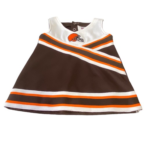 NFL Cleveland Browns Cheerleader Outfit Baby Infant 0-3 Months NFL Football - Picture 2 of 10