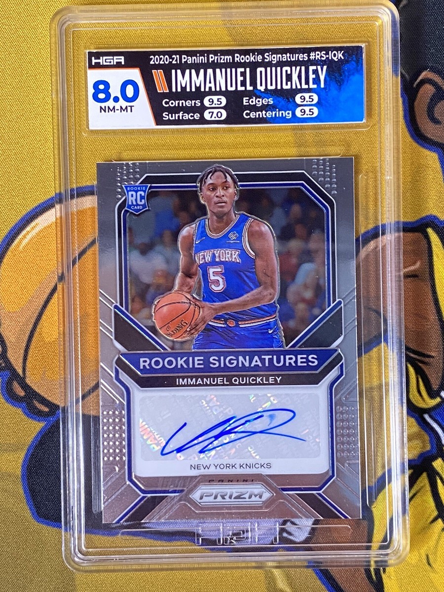 Immanuel Quickley Prizm RC Auto ルーキー NBA Immanuel Quickley Prizm RC Auto ルーキー NBA