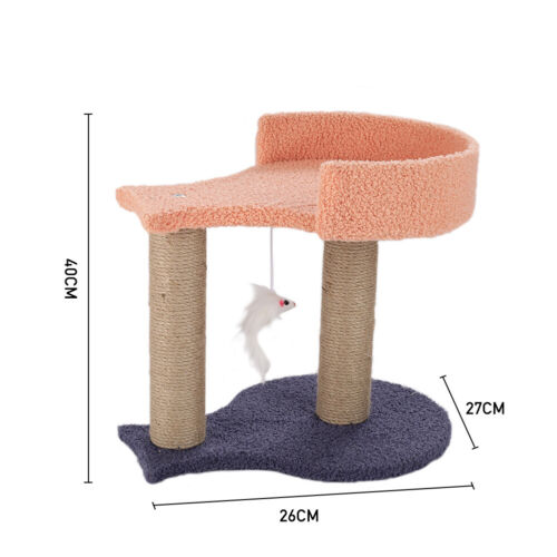 Scratching Post Cat Tree Climbing Activity Centre Kitten Bed Toy Scratcher Tower - Picture 46 of 354