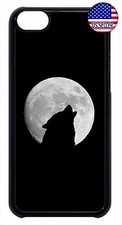 For Apple iPod 4 5 6 7 Cool Slim Hard Case Howling Wolf Moon Dog Back Cover