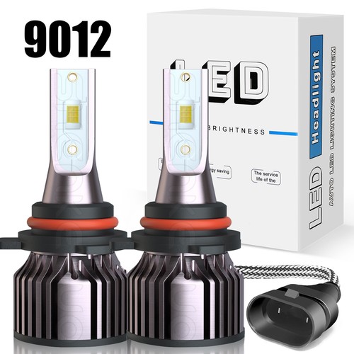 9012 HIR2 LED High Lo Beam Headlights Bulbs 60W 10000LM 6000K White Super Bright - 第 26/47 張圖片