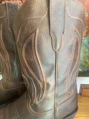 Freebird Bandito: Size M 13 Espresso Brown Western (new) Leather Boots 